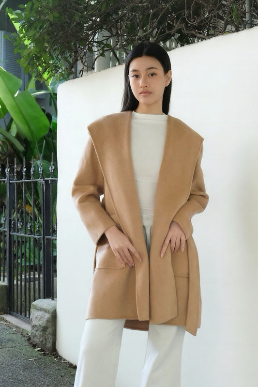 Mira Wool Coat Camel
