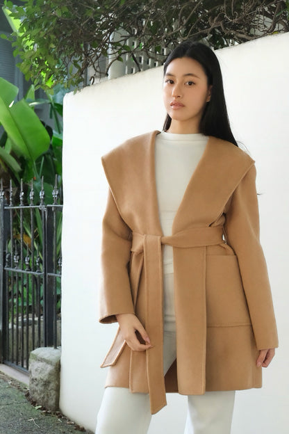 Mira Wool Coat Camel