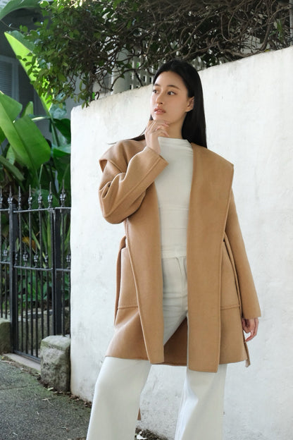 Mira Wool Coat Camel