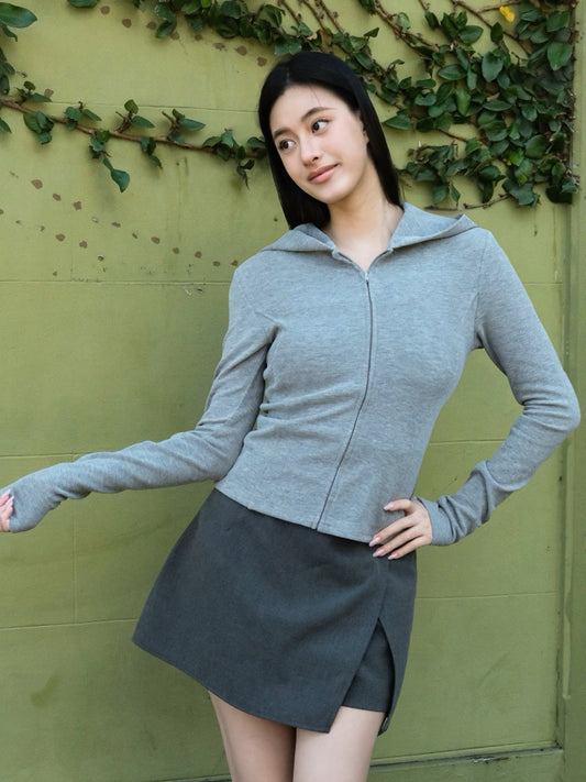 Contour Zip Hoodie