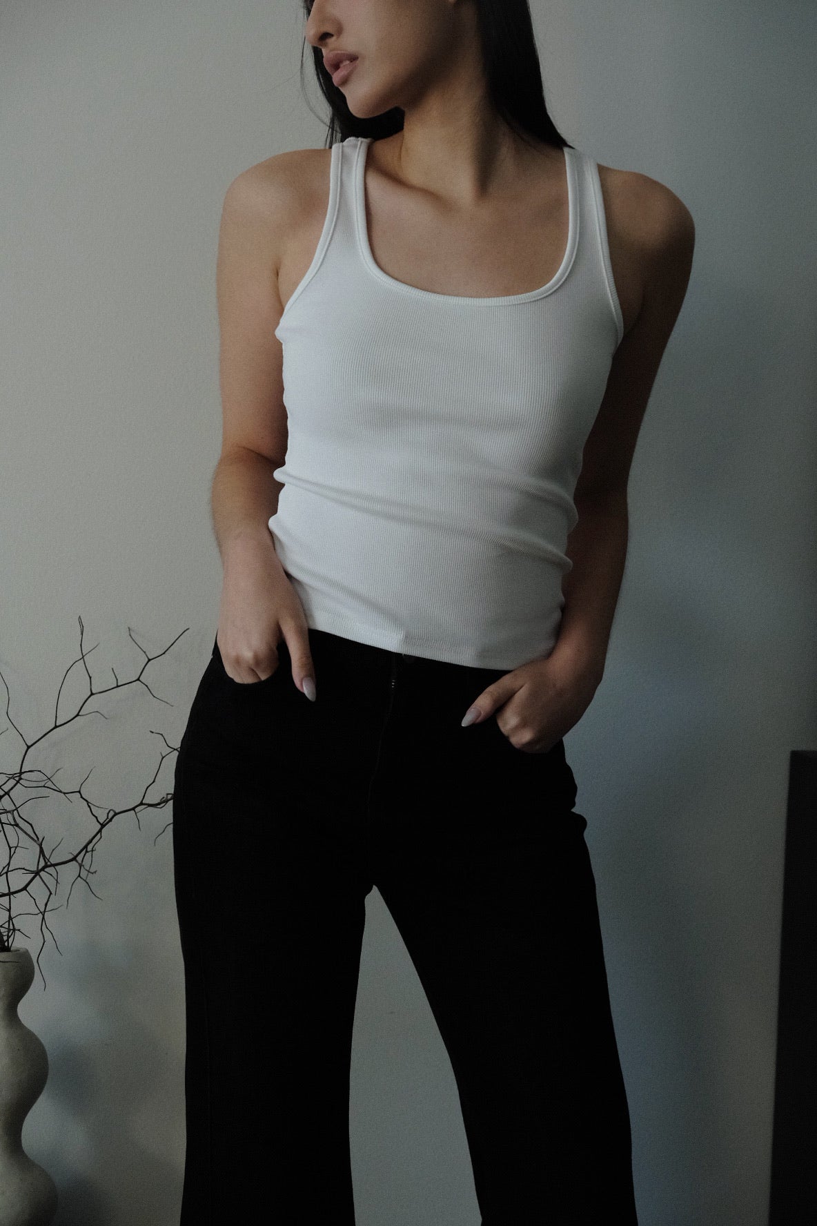 Finn  Tank Ivory