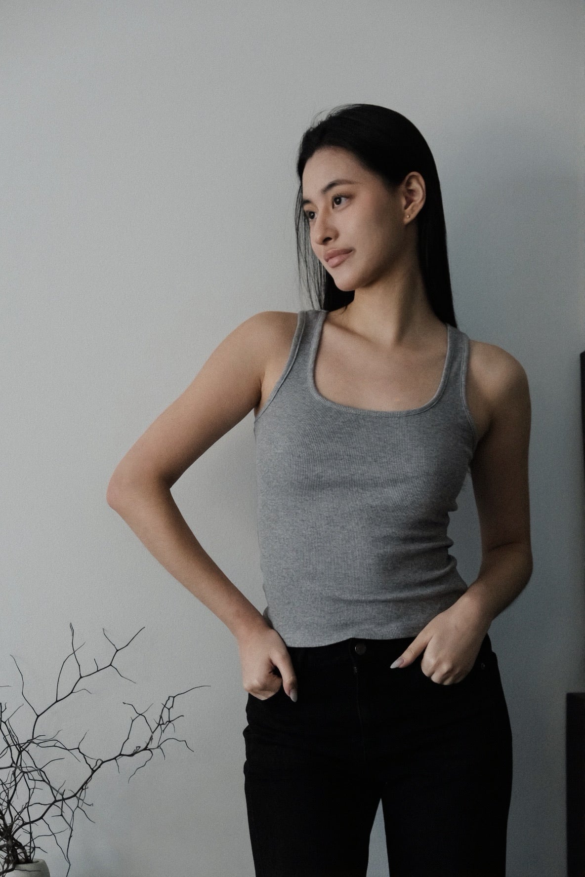 Finn  Tank Gray