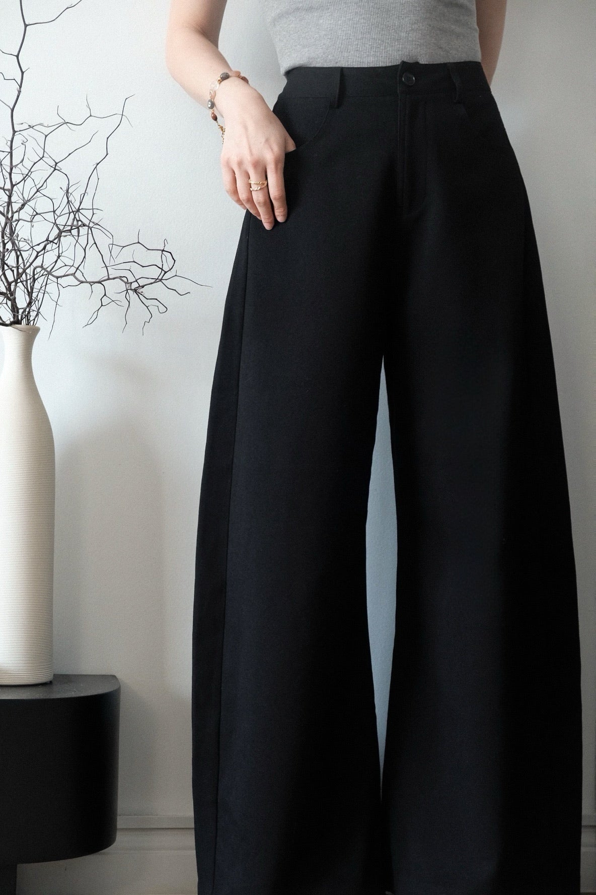 Shell Wide Leg Pants