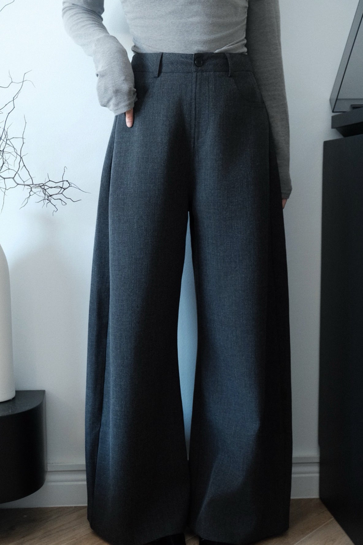 Shell Wide Leg Pants
