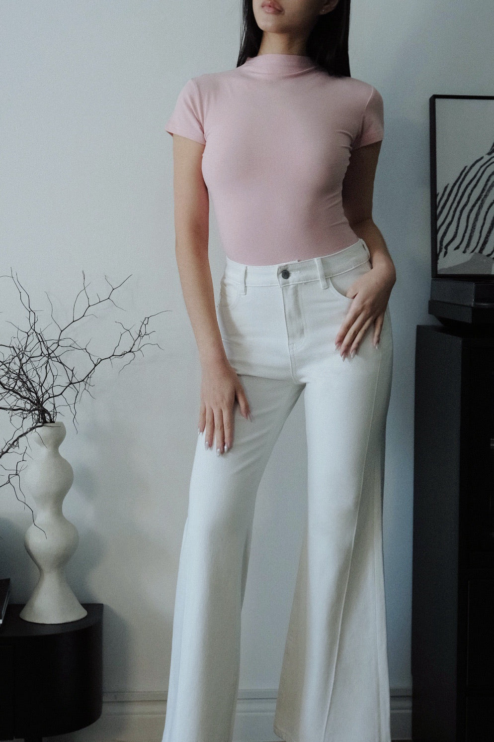 Cecilia Jeans Ivory