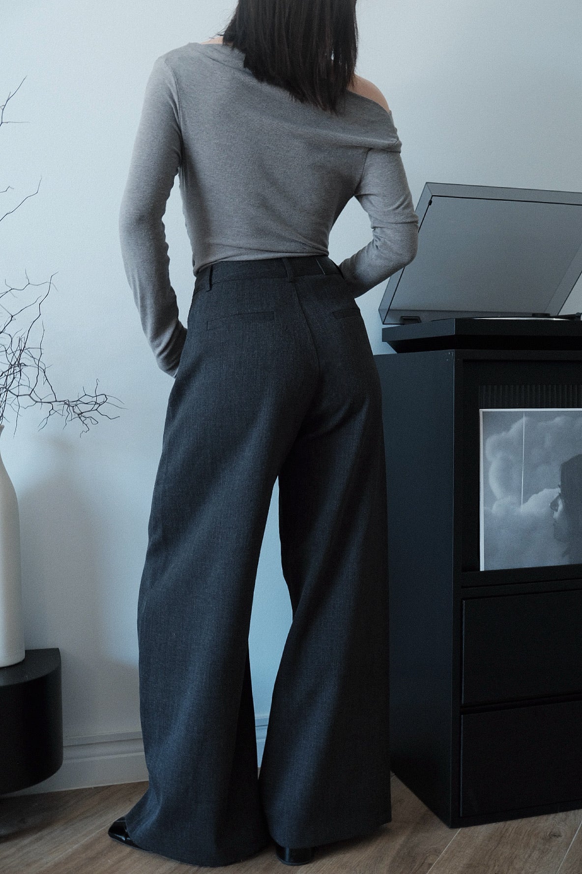 Shell Wide Leg Pants