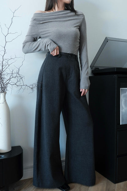Shell Wide Leg Pants