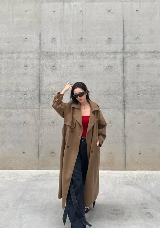 Chloesueeee in our signature Oxford Trench